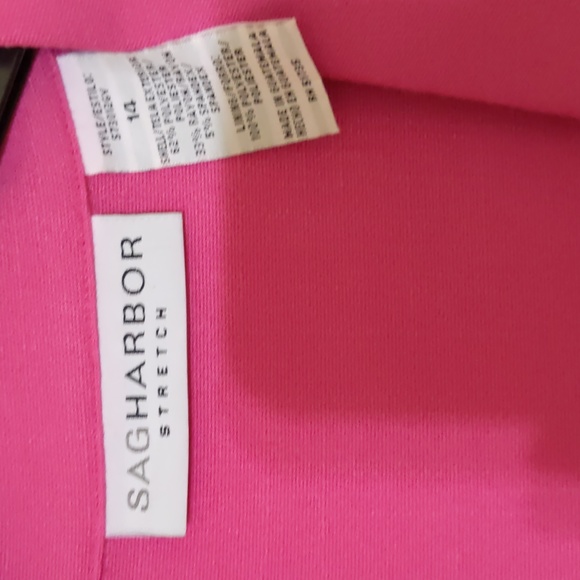 Sag Harbor lds jacket hot pink sz 14 - Picture 2 of 2